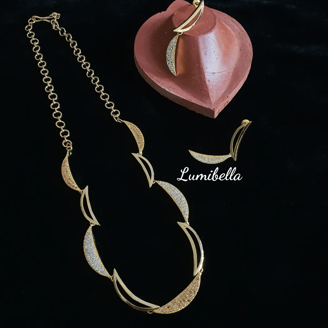 1 Gram Gold Statement Necklace