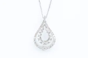 1.41 CT Tear Drop Pendant