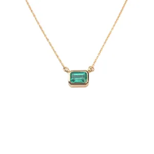 14k Emerald Hera Necklace