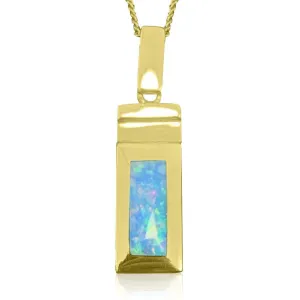 18kt Yellow Gold Opal pendant