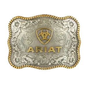 Antique Silver & Gold Buckle