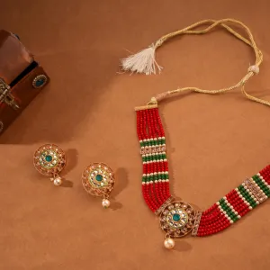 Beaded Kundan Choker