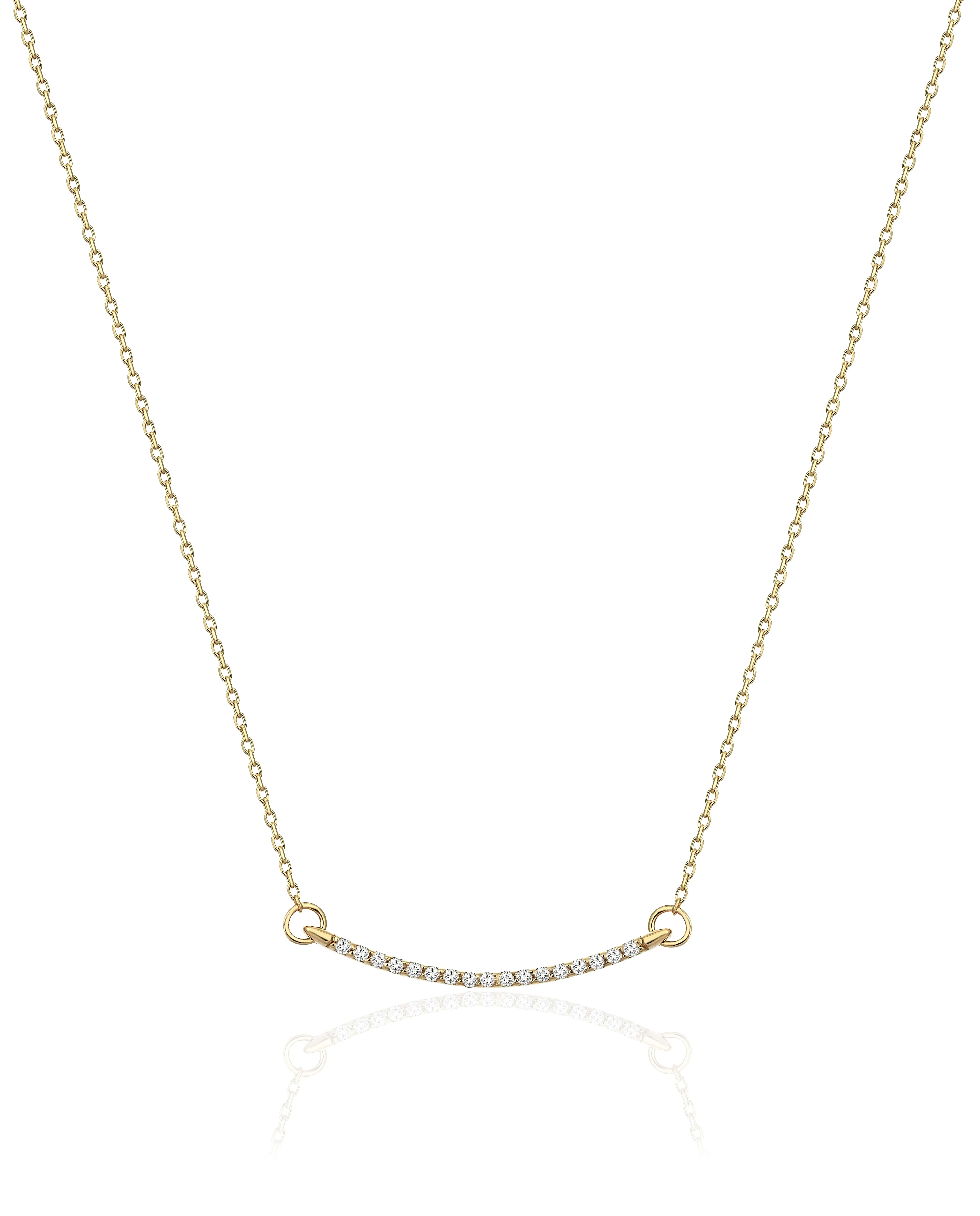 Bethany Diamond Huggies & Celebration Diamond Bar Necklace Set