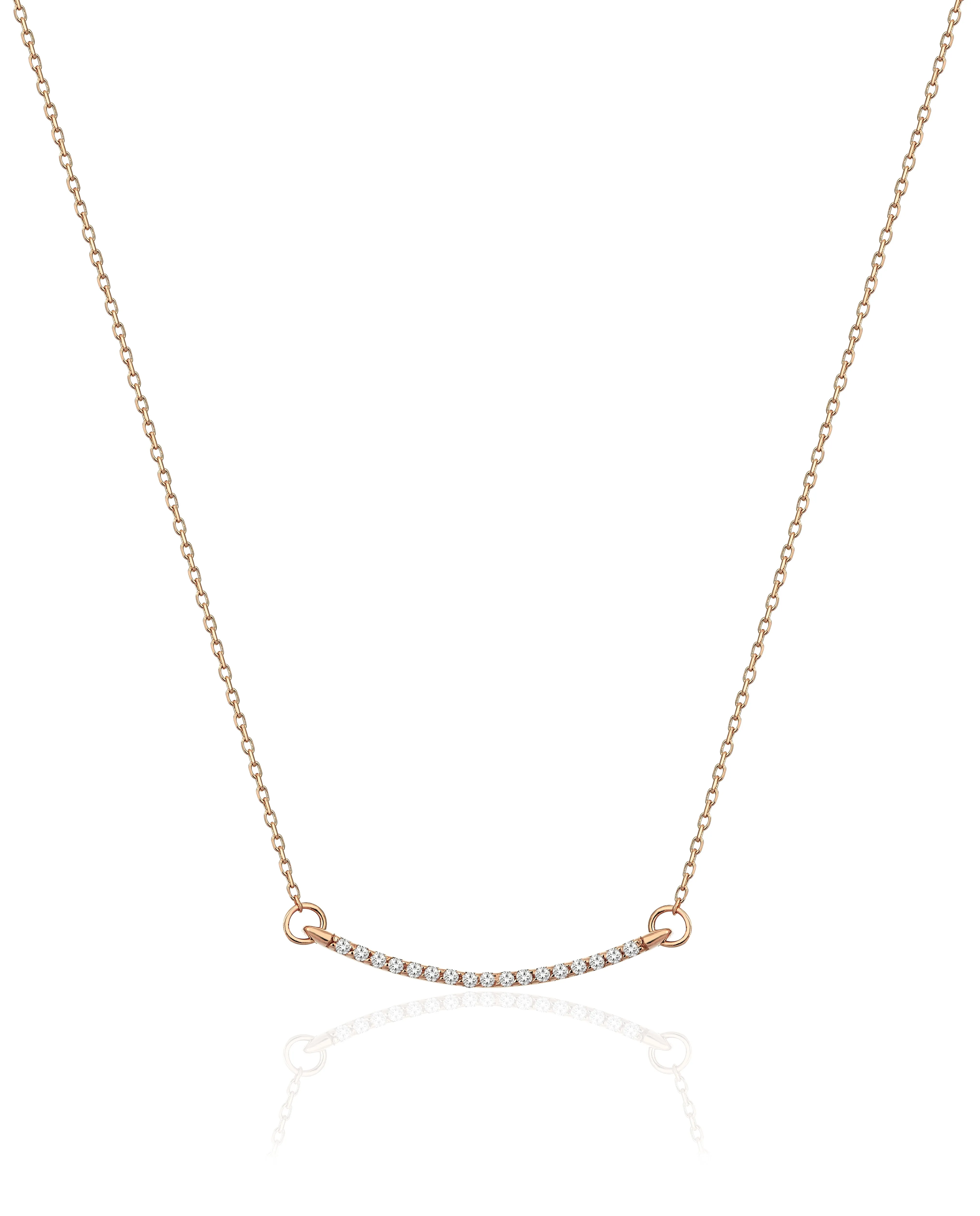 Bethany Diamond Huggies & Celebration Diamond Bar Necklace Set