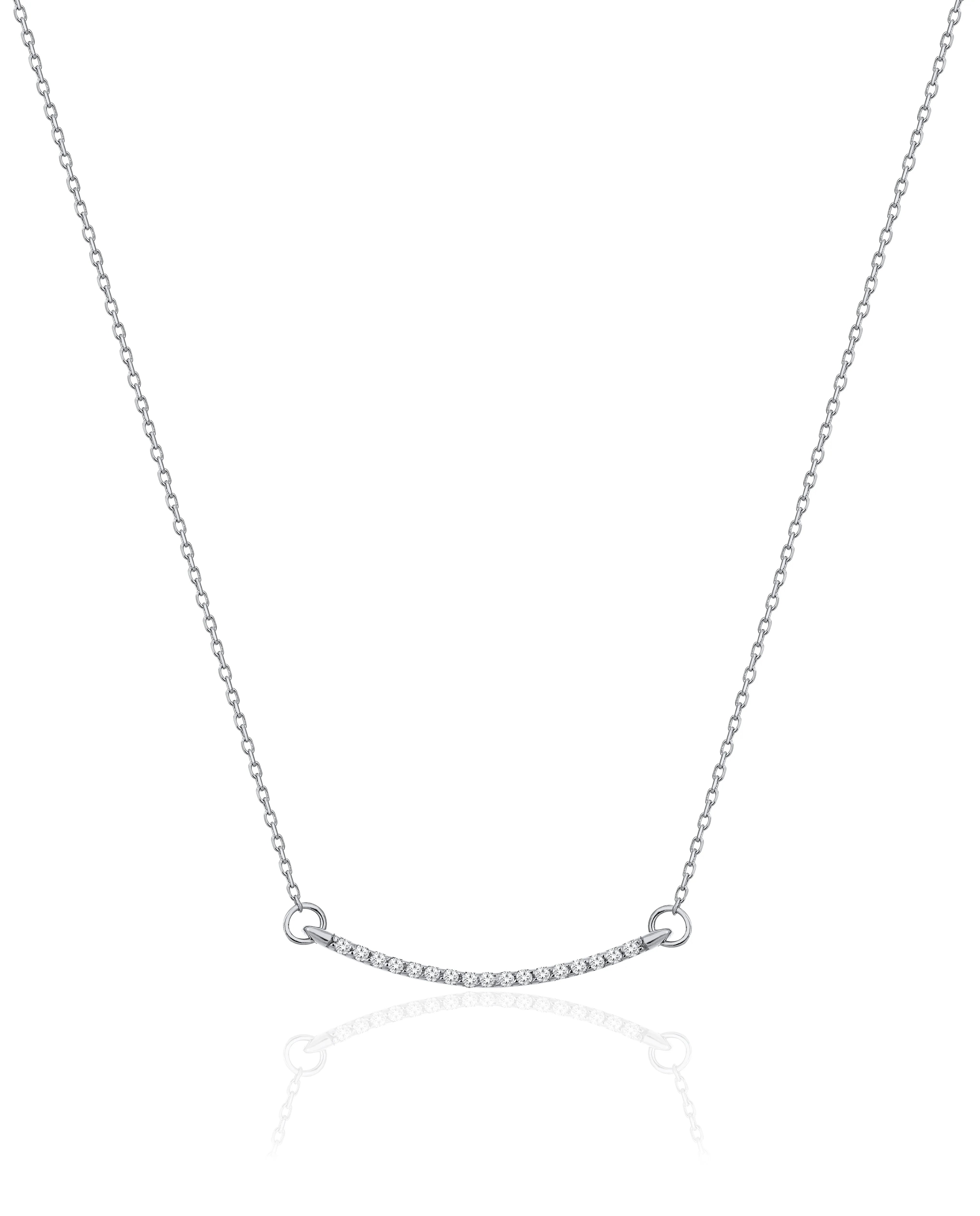 Bethany Diamond Huggies & Celebration Diamond Bar Necklace Set