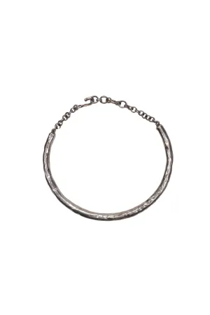 BICHE DE BERE SILVER METAL CHOKER