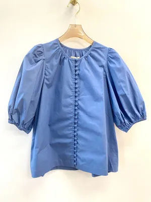 Blue Button Down Edith Blouse