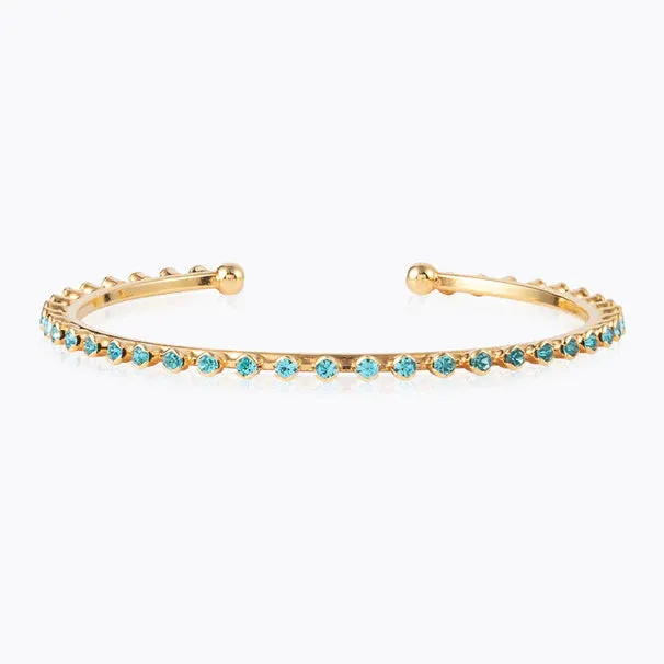 Caroline Svedbom Miro Turquoise Bangle Gold