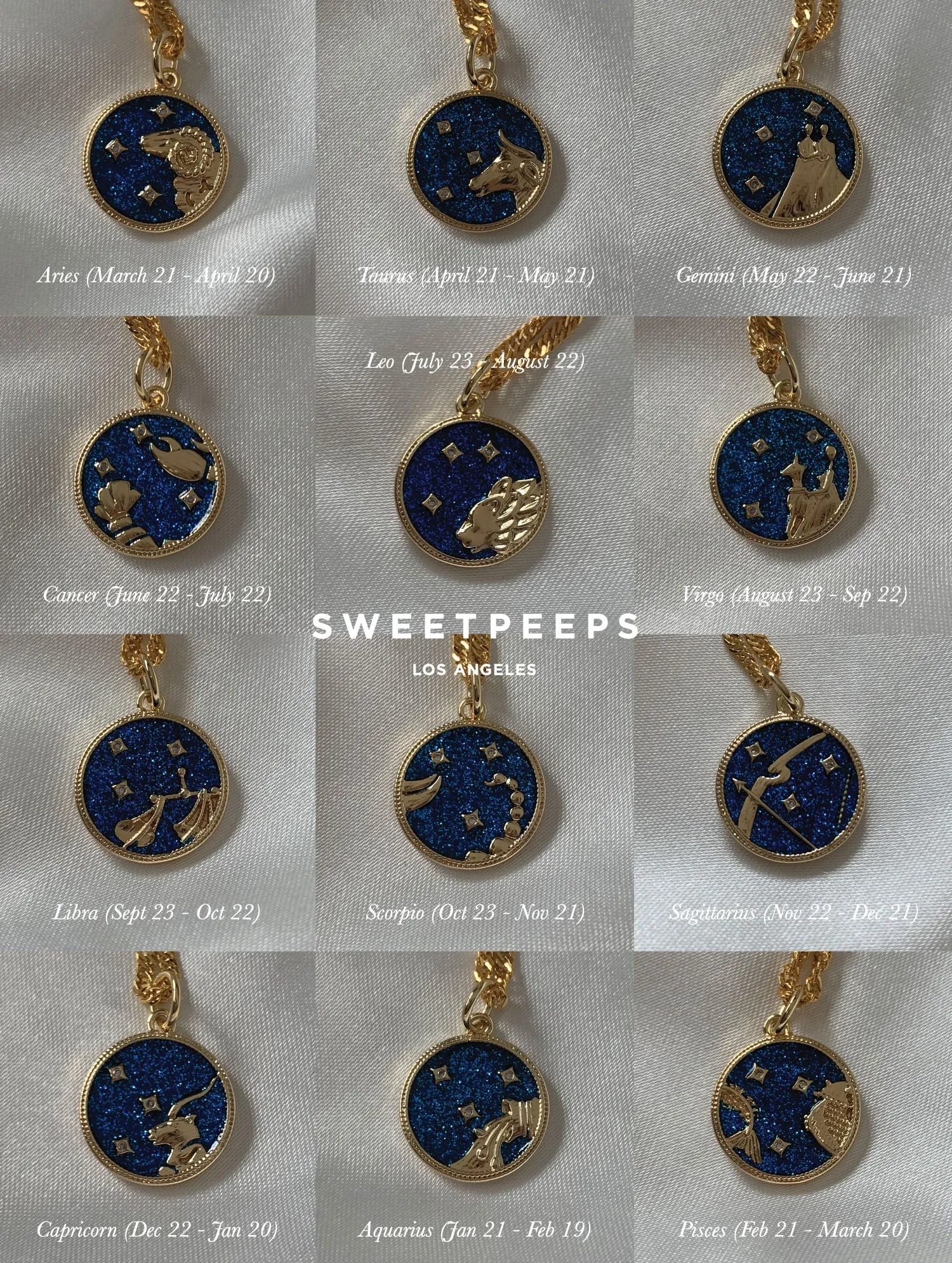 Celestial Horoscope Necklace (CC)