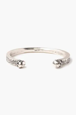 Chan Luu Silver Skull Cuff