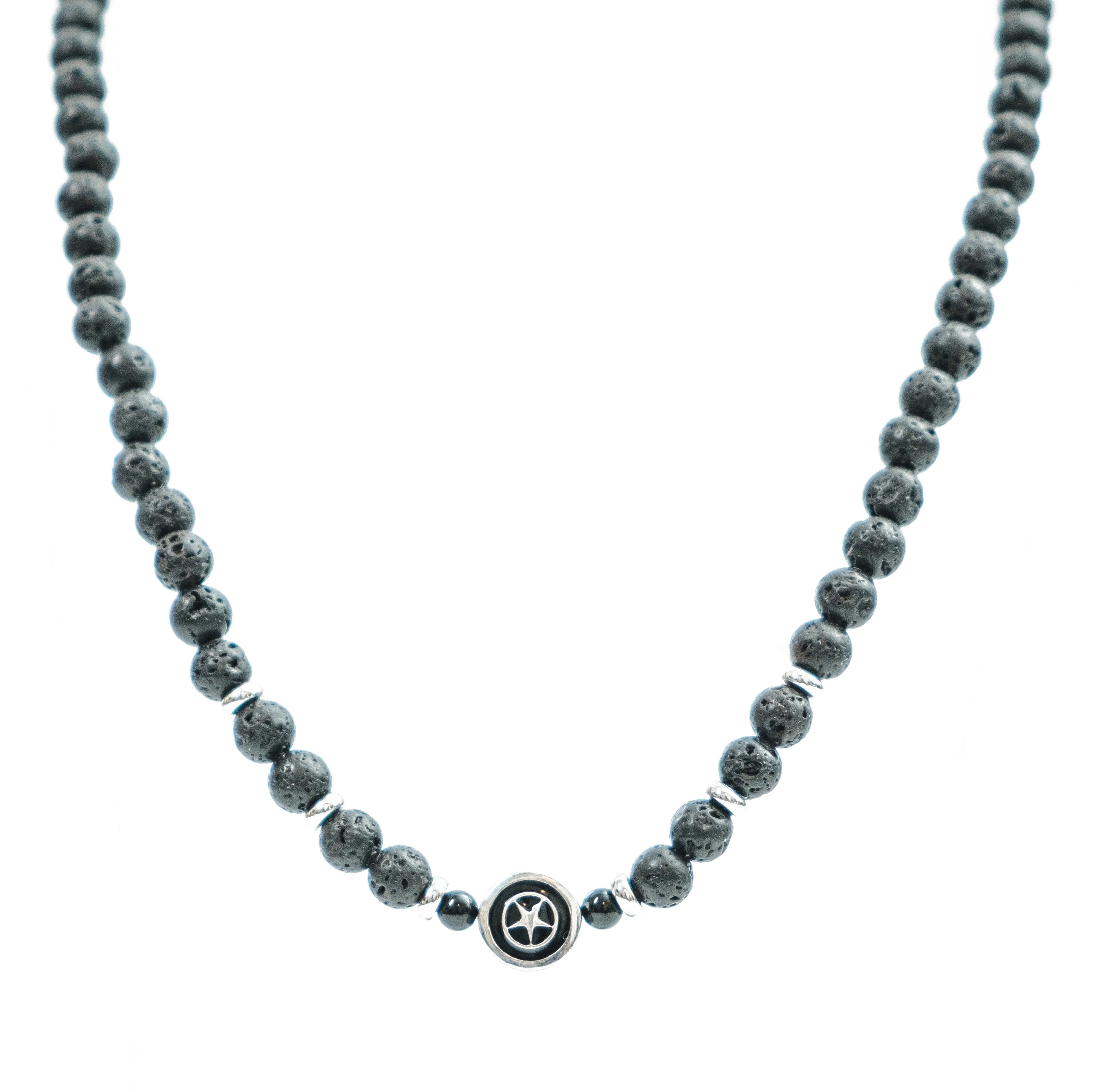 Chokore Natural Lava Stone Beaded Necklace