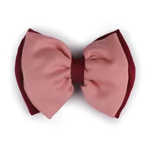 Dear Pet Ruby and Peach Dog Bow (Detachable)