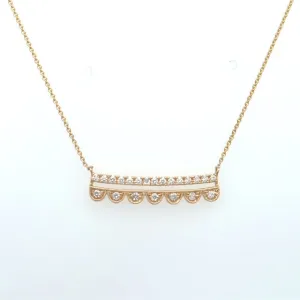 Double Row Diamond Necklace