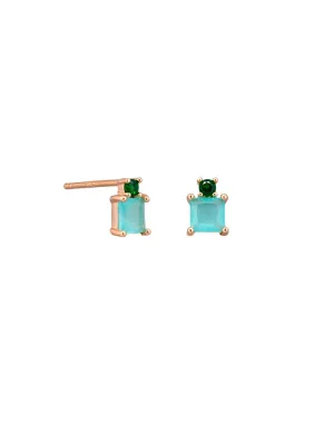 Earrings - Juno Studs Pacific Opal