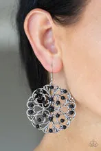 Earrings Rainbow Dew - Black E2118