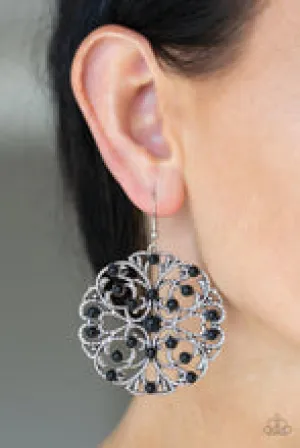 Earrings Rainbow Dew - Black E2118