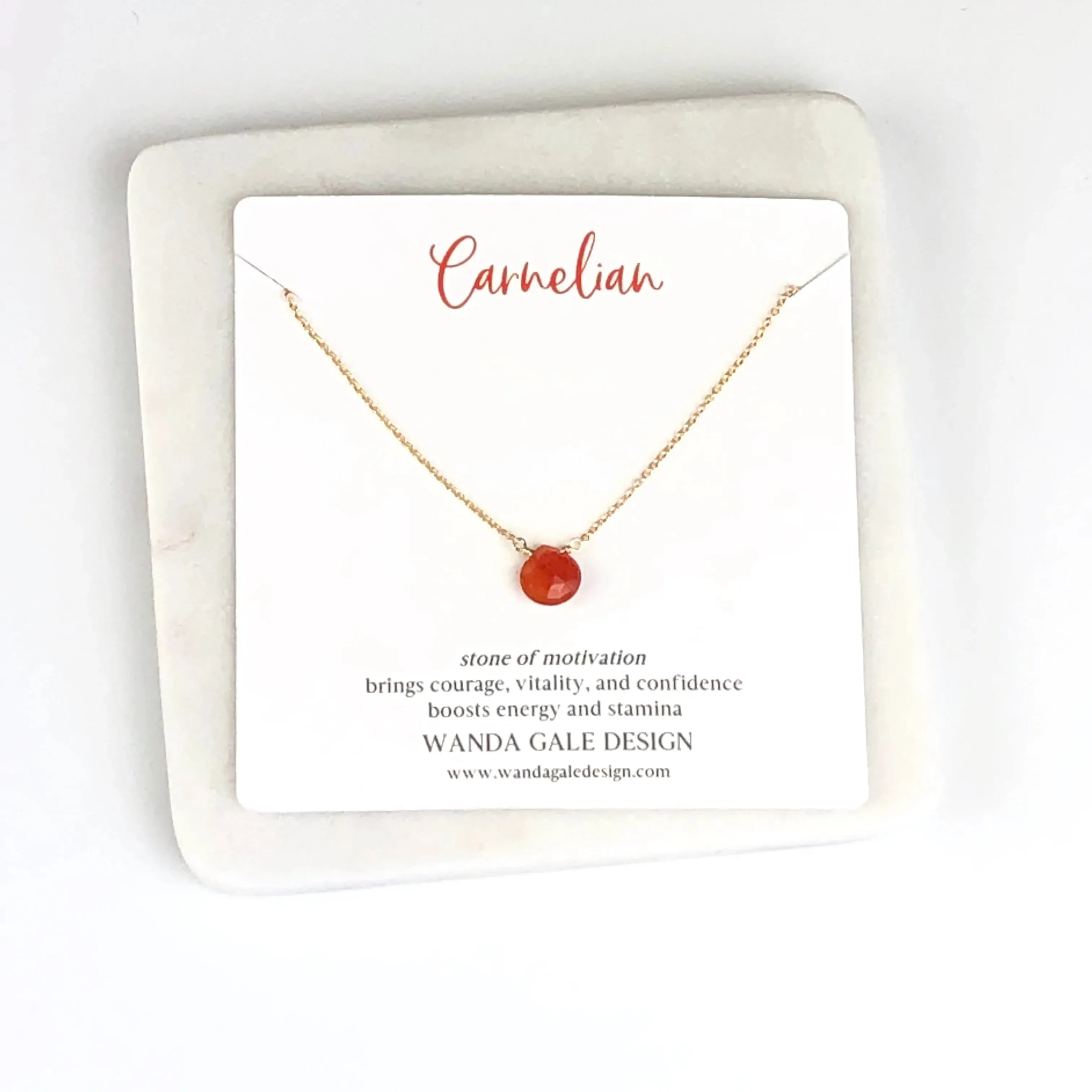 Energy stone necklace - Ruby