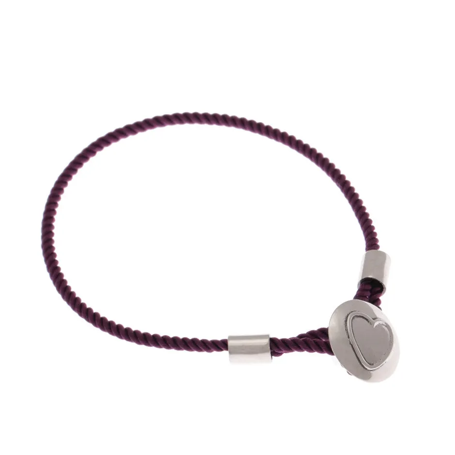 FESTIVAL TIME! 65%   SPRING DISCOUNT Colourful Festival Sterling Silver and 18ct Rose Gold vermeil  Heart Caring Bracelet