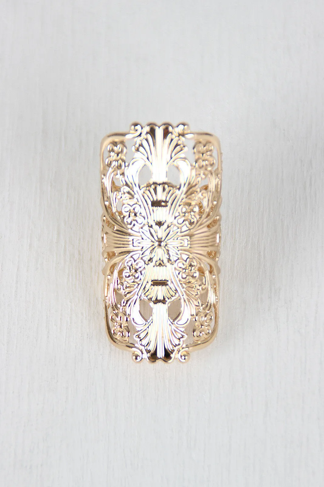 Filigree Cuff Ring