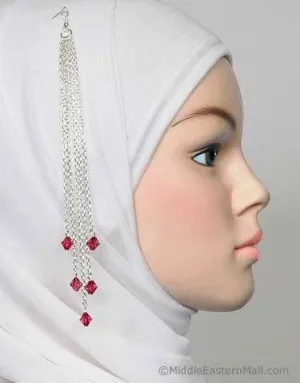 Finesse Hijab Pin # 12 in Burgundy