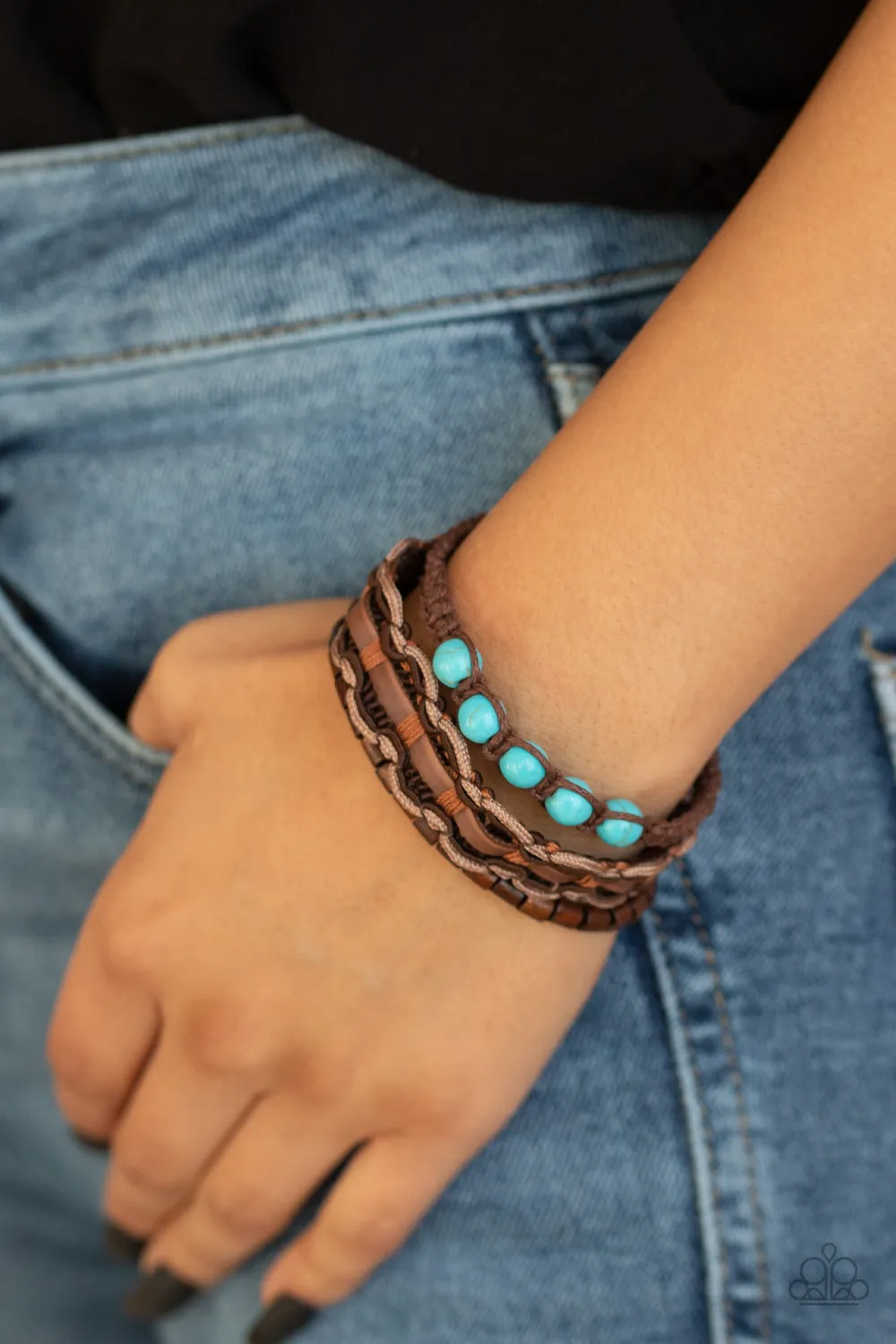 Geo Rio - Blue Bracelet - Paparazzi Accessories