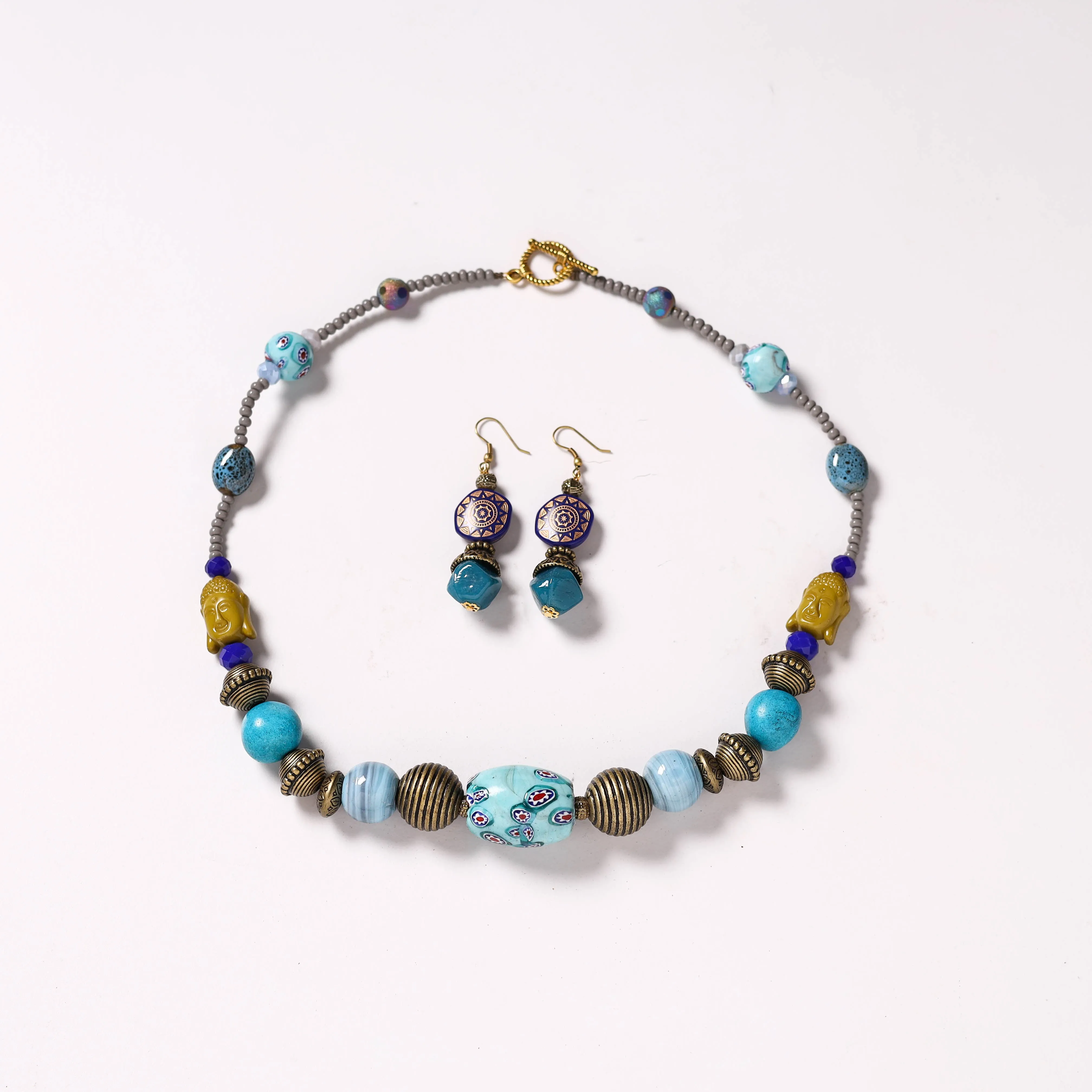 Handmade Beaded Necklace Set 277