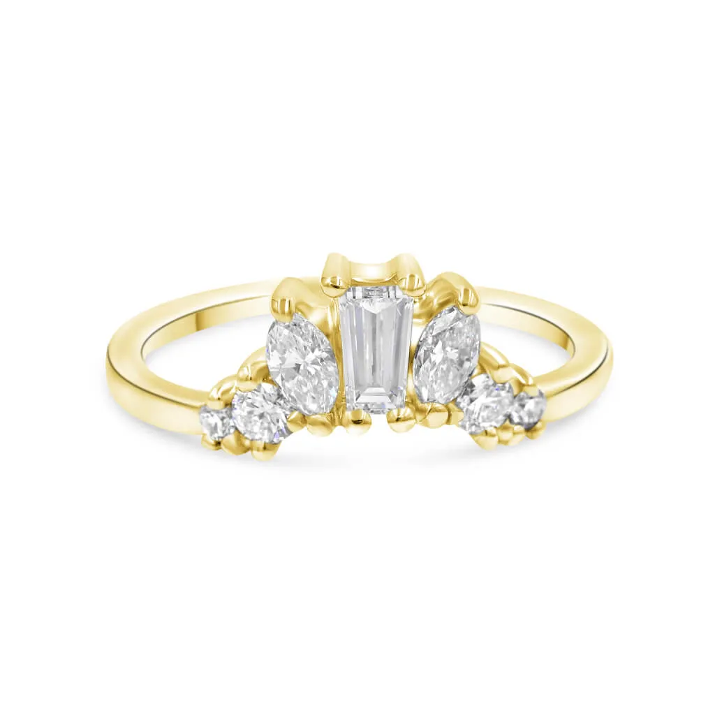 IDAN | Mismatch Diamond Wedding Band