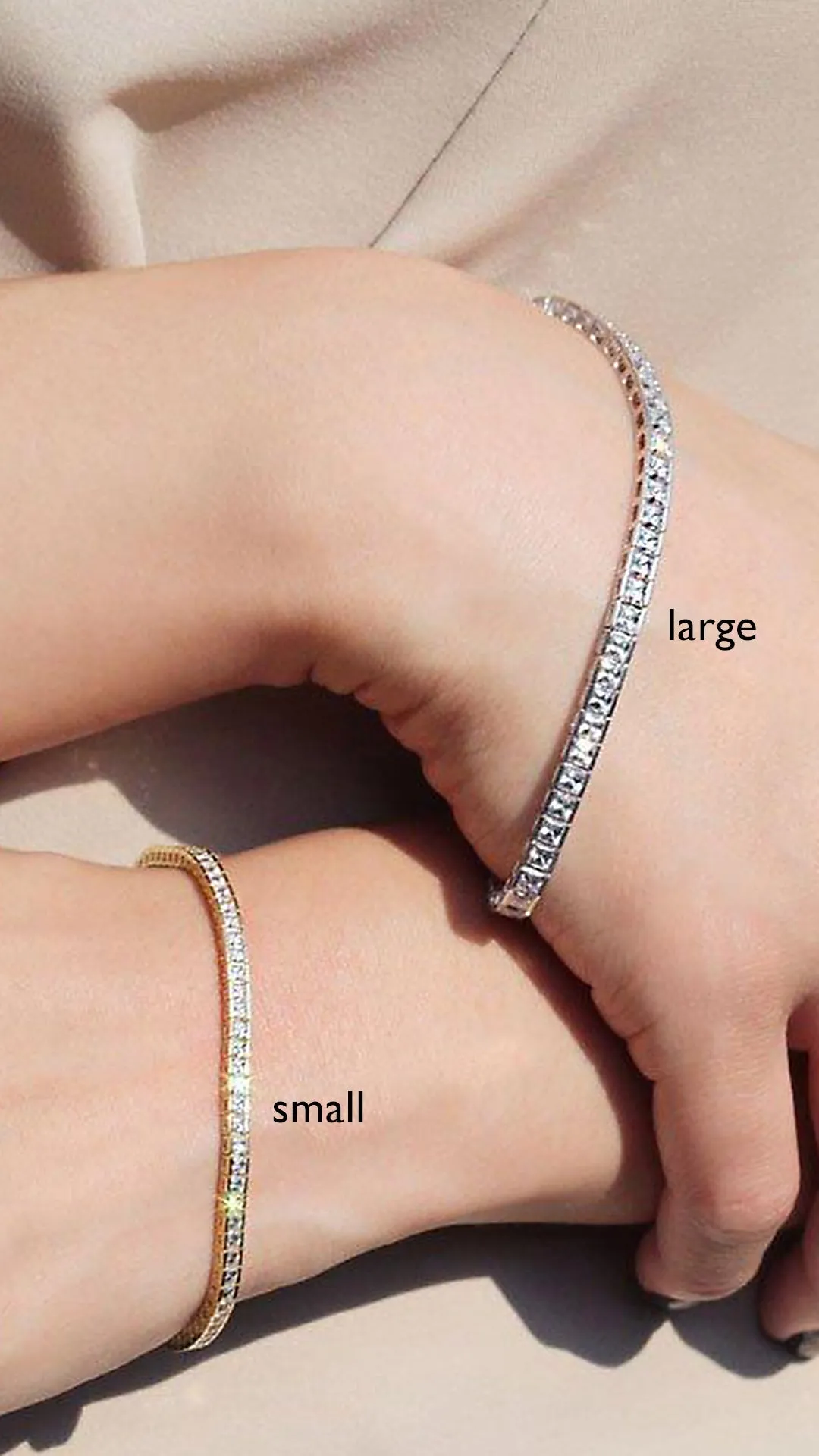 Kayla Bracelet White Gold Plated