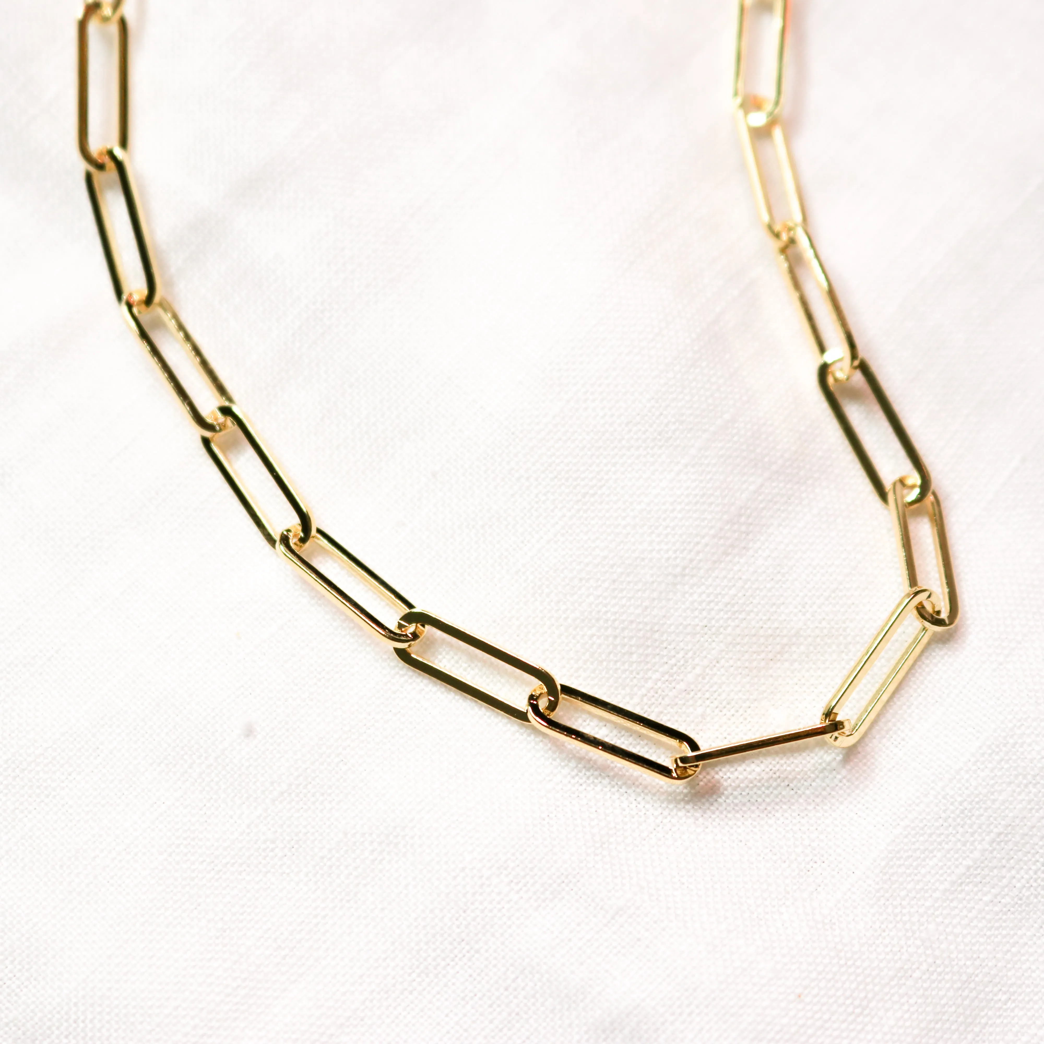 Large Paperclip Chain Choker