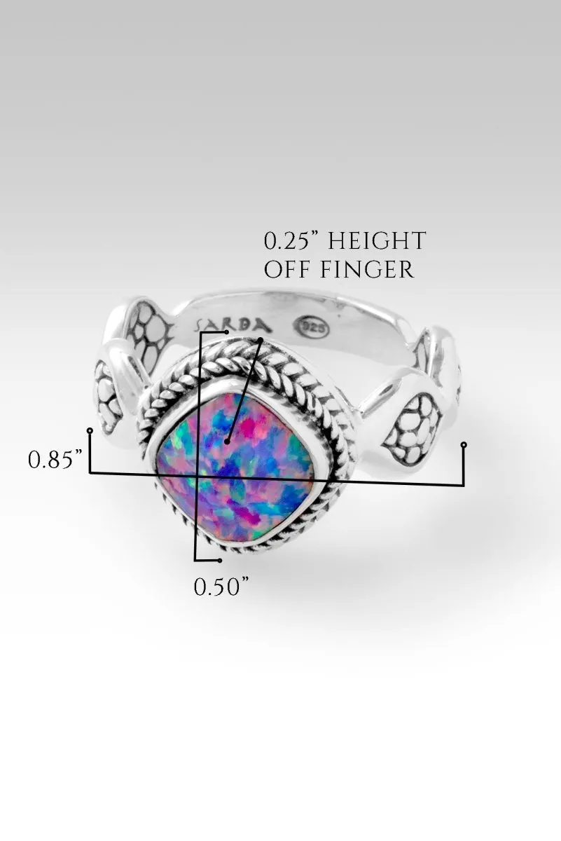 Lasting Change Ring II™ in Multi Lavendar Simulated Opal