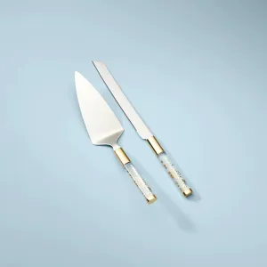 Lenox Opal Innocence Flourish 2-Piece Cake Knife and Server Set (SKU: 890861)