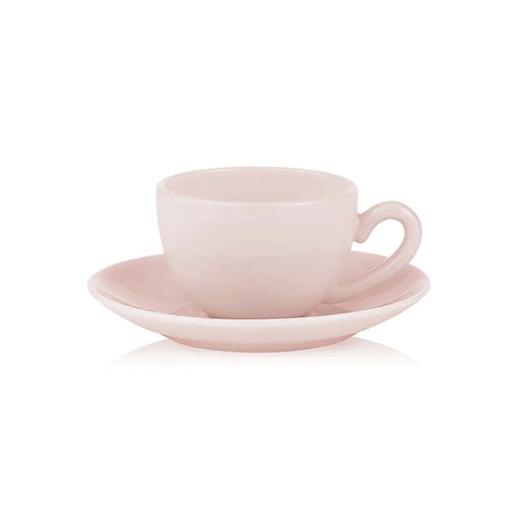 Milk Cup With Saucer (Set of 4)