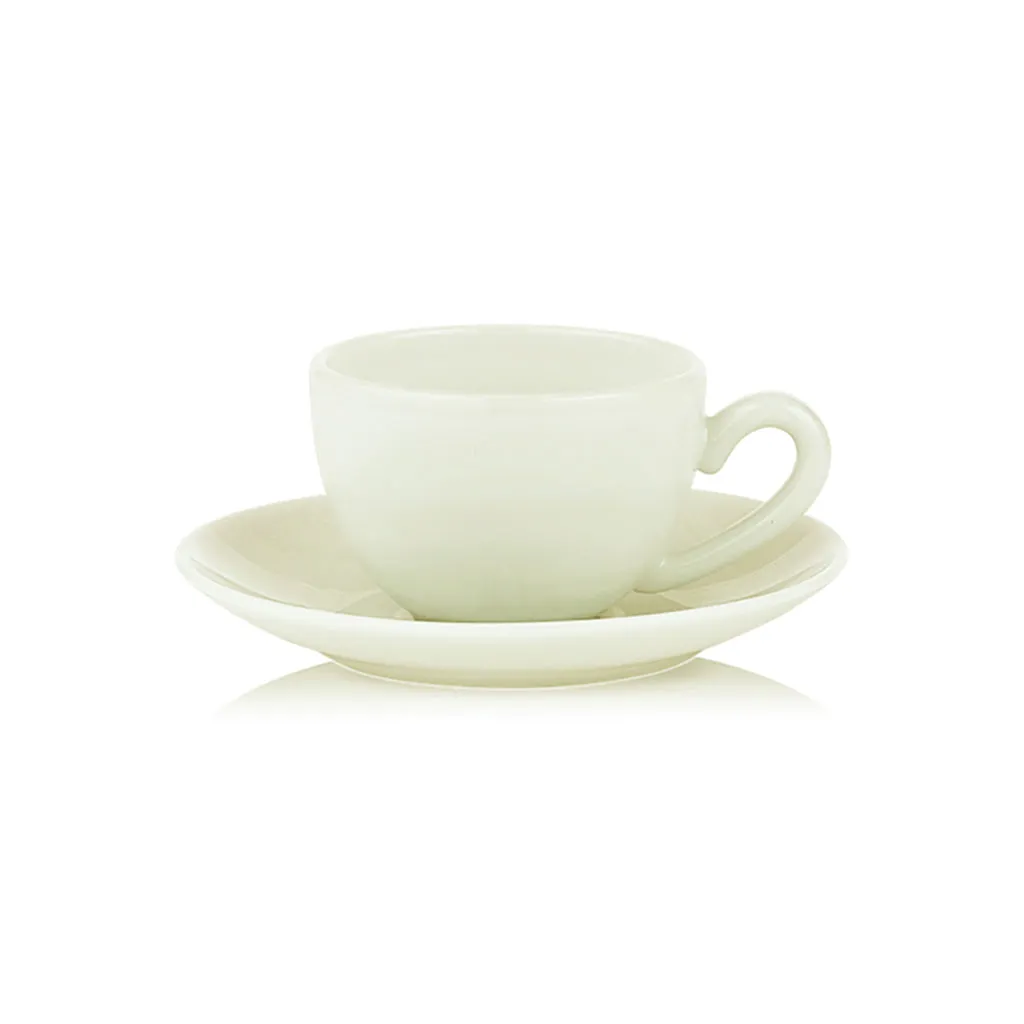 Milk Cup With Saucer (Set of 4)