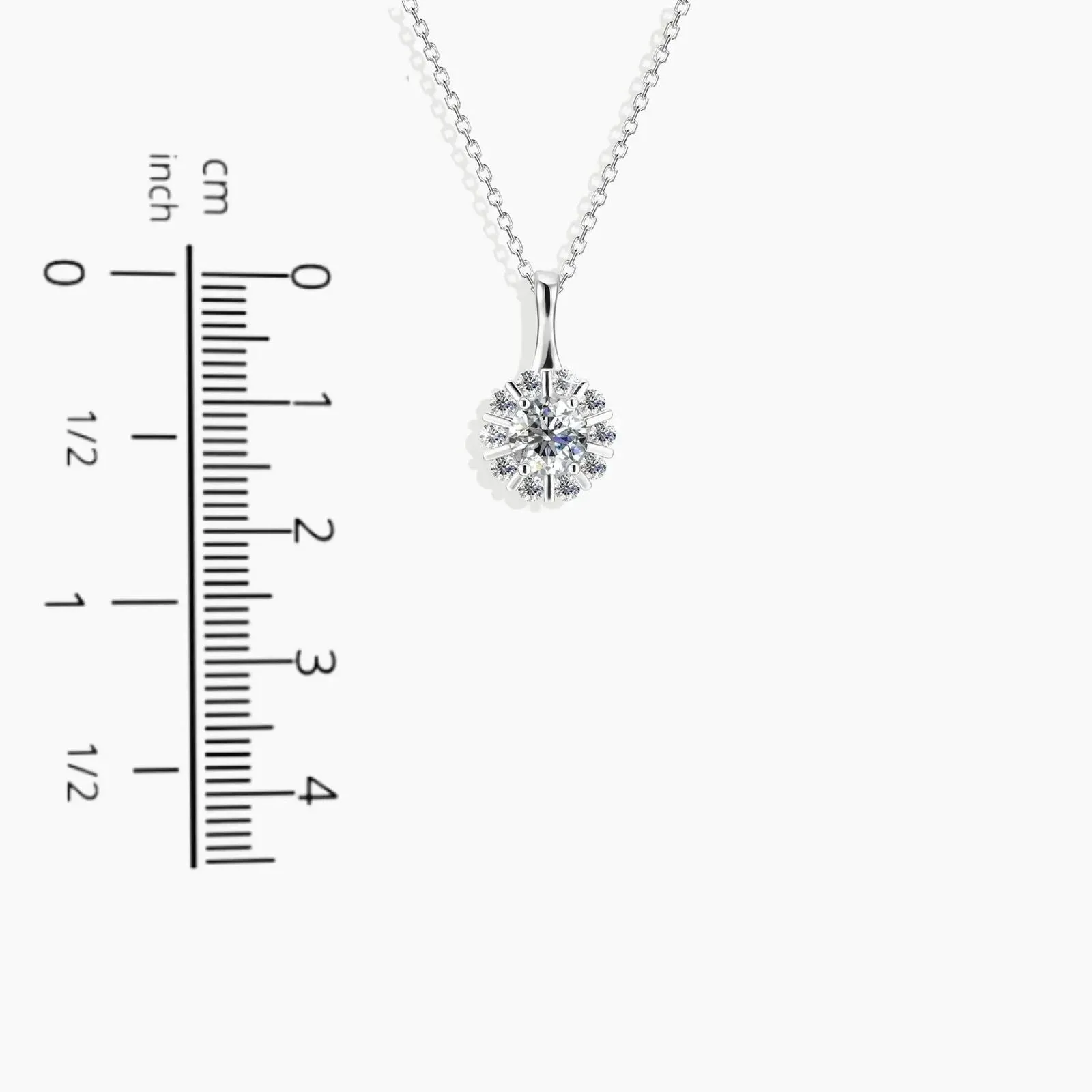 Moissanite Sparkle Pendant