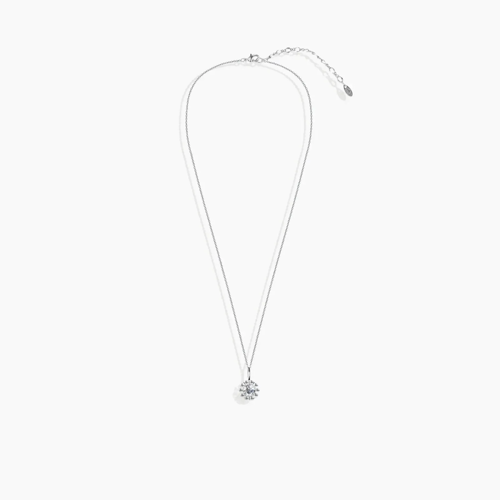 Moissanite Sparkle Pendant