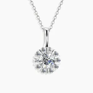 Moissanite Sparkle Pendant