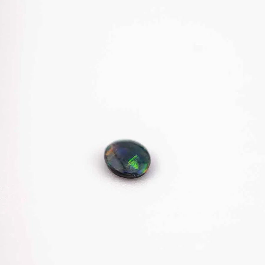 Natural Australian Black Opal Loose Gemstone 0.34ct