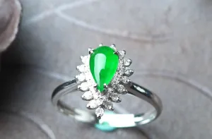 Natural Jade Ring Jadeite Ring TP28