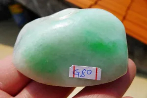 Natural Jade Rough Jadeite Raw (109g,5.9X3.9X2.6cm)