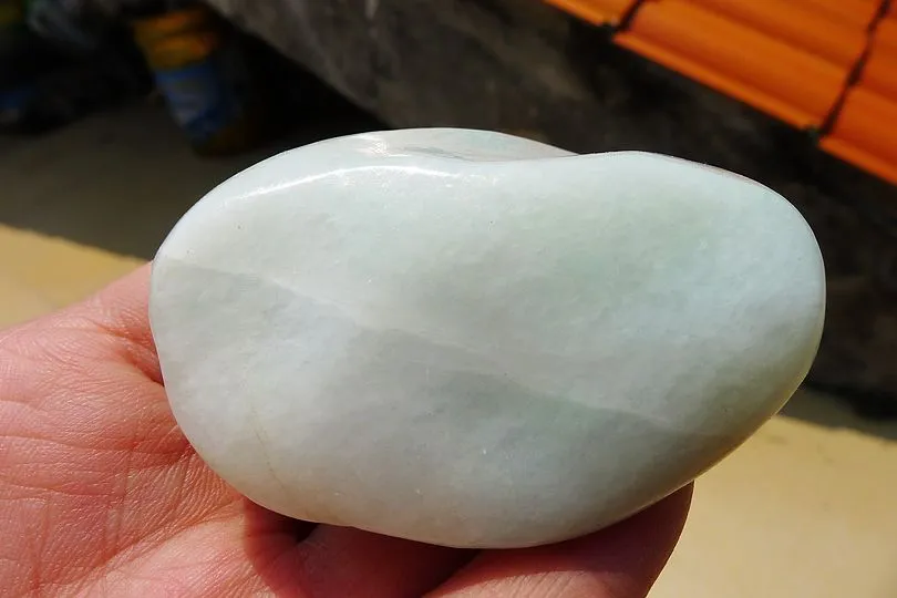 Natural Jade Rough Jadeite Raw (109g,5.9X3.9X2.6cm)