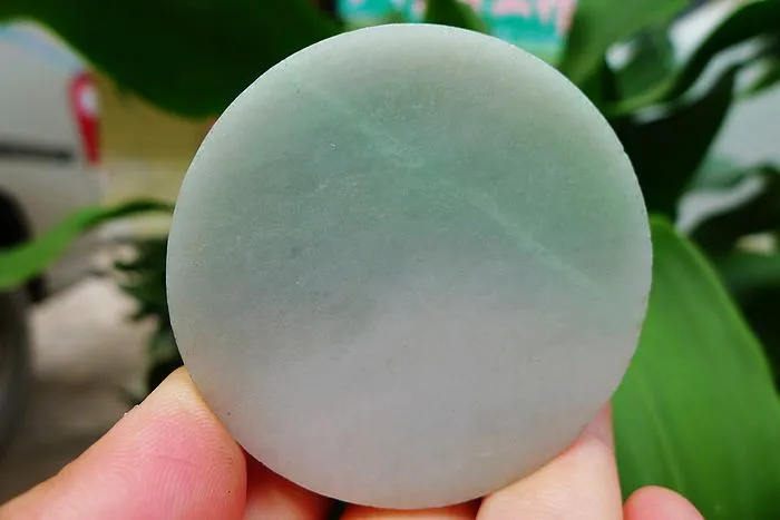 Natural Jade Rough Jadeite Raw (132g,5.4X1.65cm)