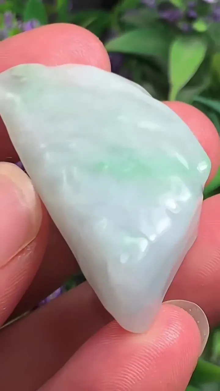 Natural Jade Rough Jadeite Raw (14g,4.2X2.1X0.95cm)-A1283