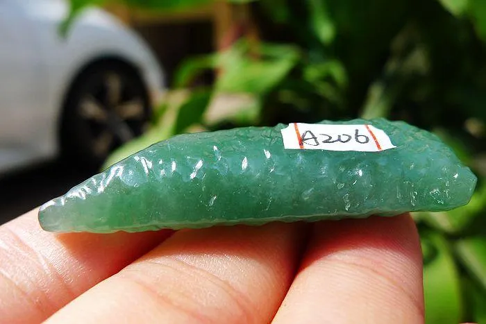 Natural Jade Rough Jadeite Raw (15g,4.6X1.75X1cm)