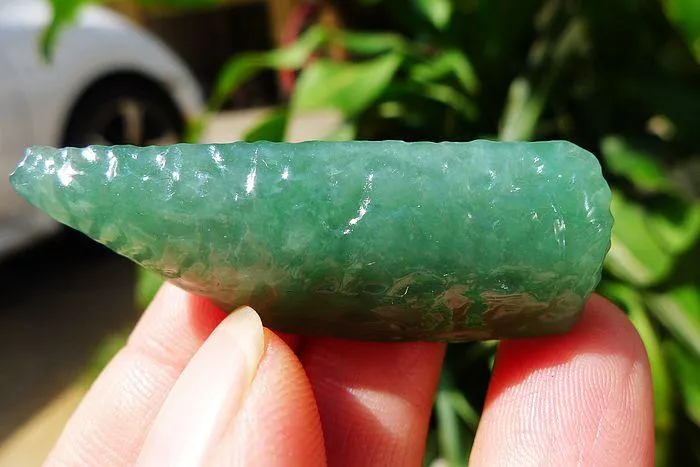 Natural Jade Rough Jadeite Raw (15g,4.6X1.75X1cm)