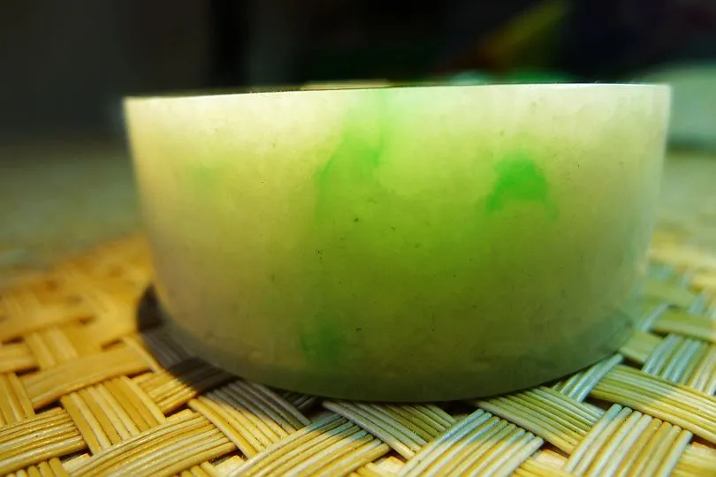 Natural Jade Rough Jadeite Raw (161g,5.4X5.4X2.05cm)