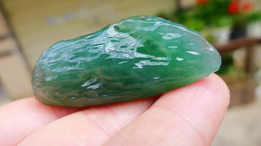 Natural Jade Rough Jadeite Raw (18g,4.6X1.9X1.2cm)