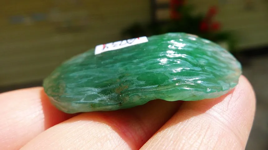 Natural Jade Rough Jadeite Raw (18g,4.6X1.9X1.2cm)