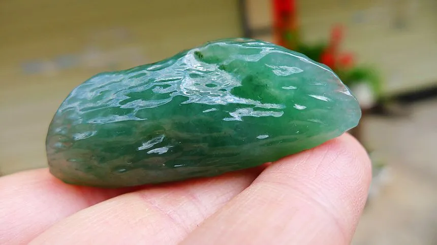 Natural Jade Rough Jadeite Raw (18g,4.6X1.9X1.2cm)