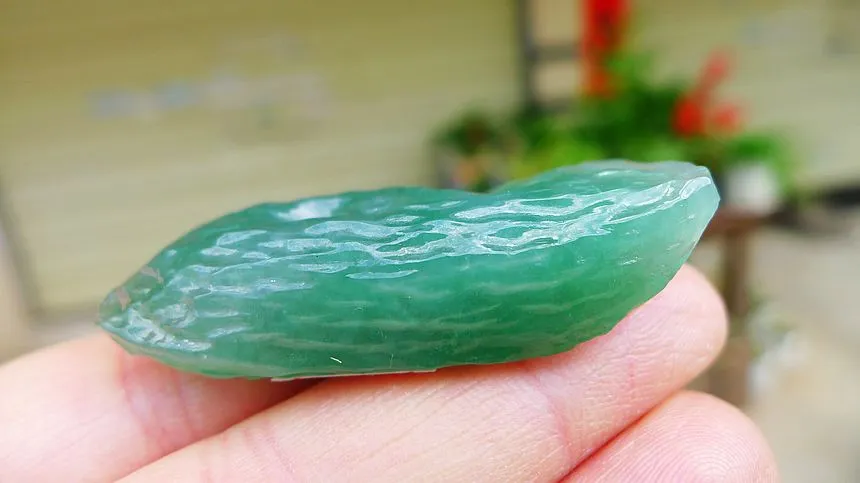 Natural Jade Rough Jadeite Raw (18g,4.6X1.9X1.2cm)