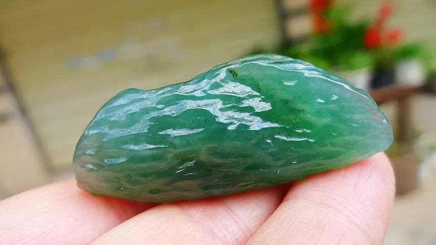 Natural Jade Rough Jadeite Raw (18g,4.6X1.9X1.2cm)